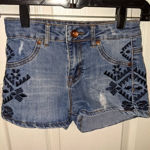 Dollhouse jean shorts